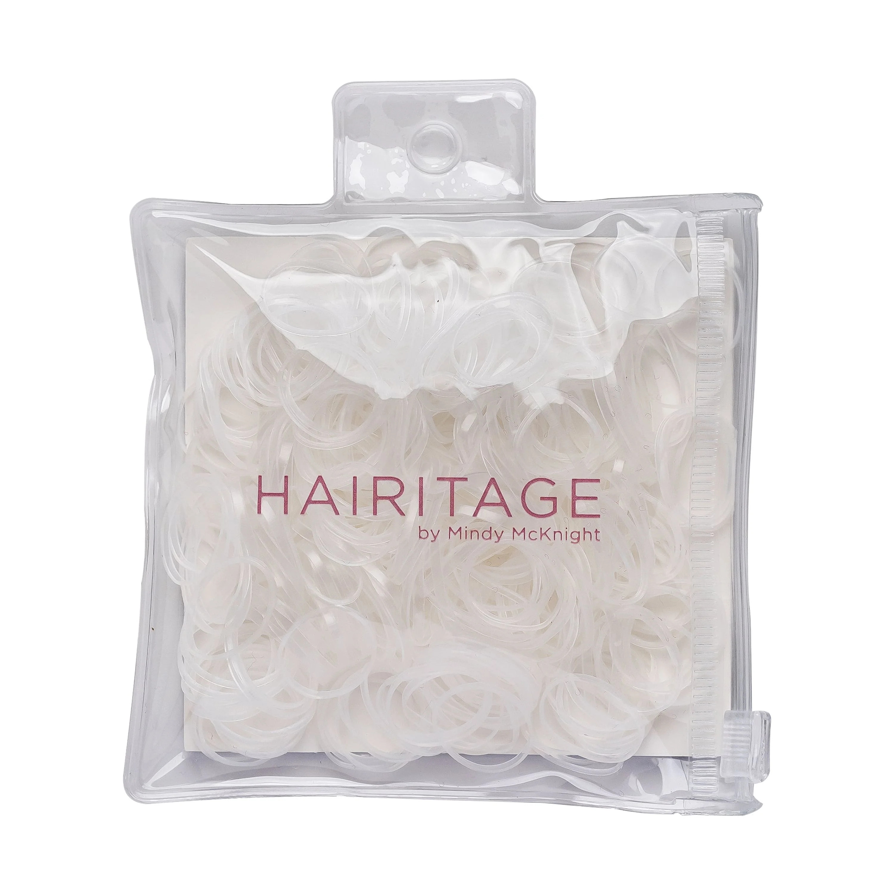 HAIRITAGE BY MINDY Super Stretchy, Hair Elastic Rubber Bands – Snag Free Damage Free, Clear, 30... | Walmart (US)
