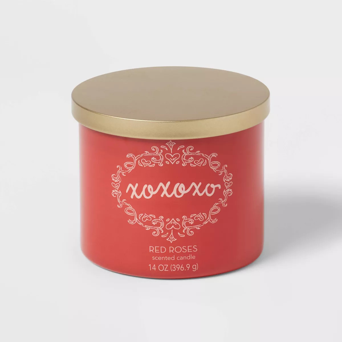 3-Wick 14oz Candle XOXO Red Roses - Threshold™ | Target