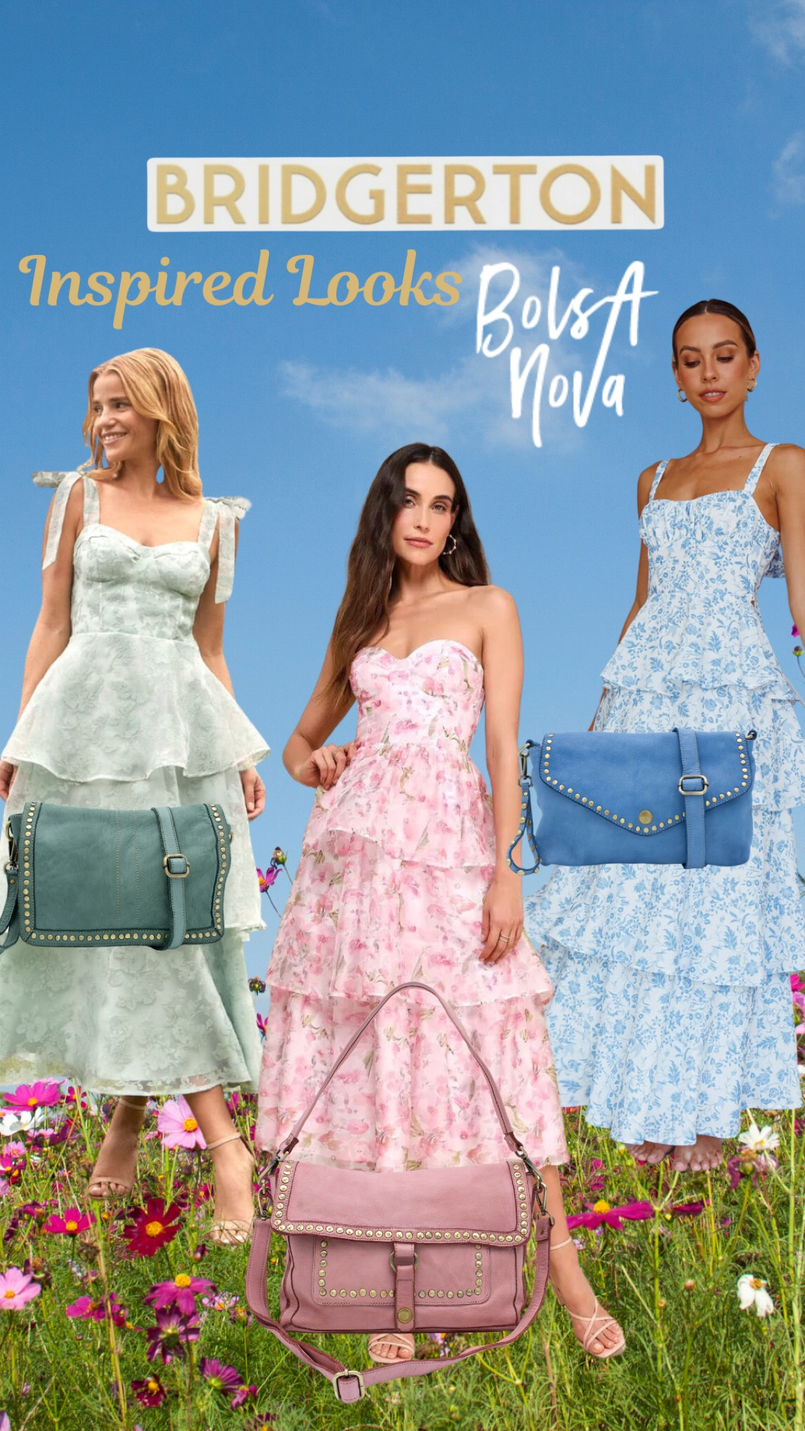Bridgerton inspired looks from Bolsa Nova 

#LTKItBag #LTKParties #LTKSeasonal