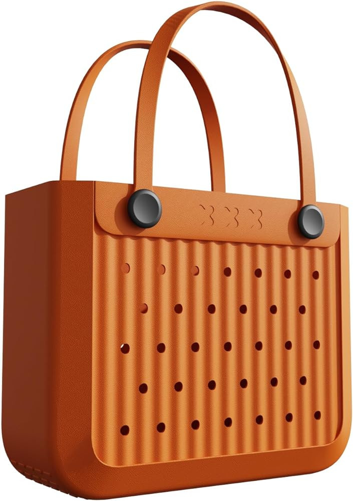 Rubber Beach Tote Bag, Waterproof and Washable Beach Bags for Women, Large Travel Eva Handbags fo... | Amazon (US)