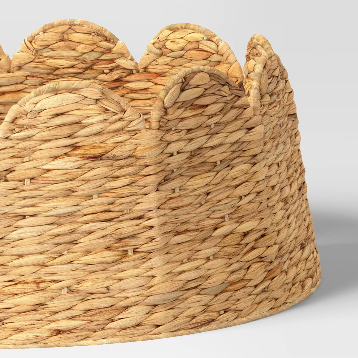 Christmas Water Hyacinth Scalloped Tree Collar - Wondershop™ | Target