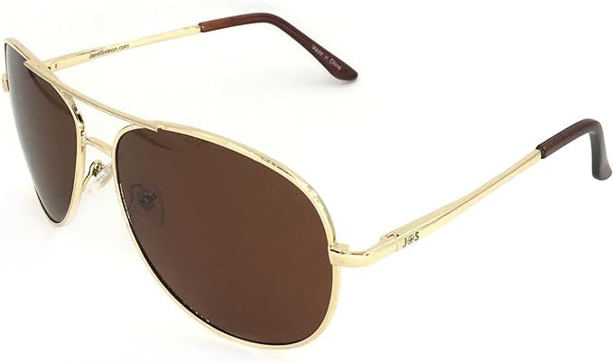 J+S Premium Military Style Classic Aviator Sunglasses, Polarized, 100% UV protection | Amazon (US)