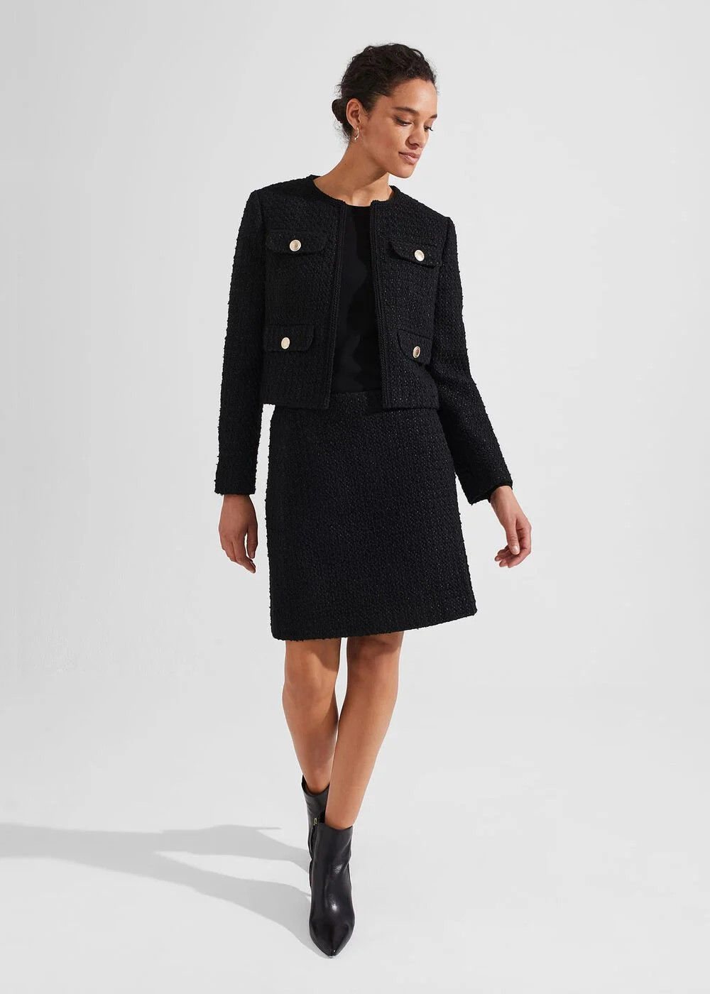 Emmy Jacket With Wool | Hobbs US | | Hobbs