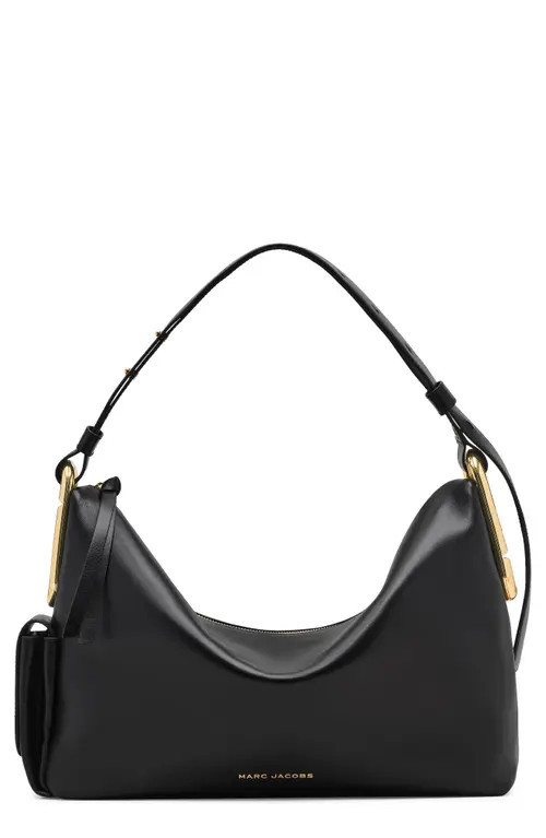 Marc Jacobs Large Scene Leather Shoulder Bag in Black at Nordstrom | Nordstrom
