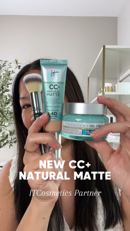 Put the new @itcosmetics CC+ Natural Matte to the test and love the coverage and finish. It has full coverage but still manages to look natural with a soft matte finish. Love that it has SPF 40 for great sun protection, controls the shine, lasts all day and blurs out the skin.

I’m wearing Medium Tan and think it’s a great match! Pairs well with the new Confidence in a Gel Cream for oil control. Their Complexion Perfection Brush 7 is a must!

Find them both at @sephora and linked via my @shop.ltk

#ITCosmetics #ItCosmeticsPartner #CCNaturalMatte #SoftMatte #makeuplook

#LTKxSephora #LTKbeauty