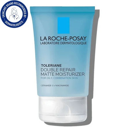 La Roche-Posay Toleriane Double Repair Matte Face Moisturizer for Oily Skin, 2.5 fl oz | Walmart (US)