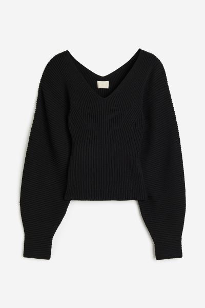 Rib-knit Sweater - Cream - Ladies | H&M US | H&M (US + CA)