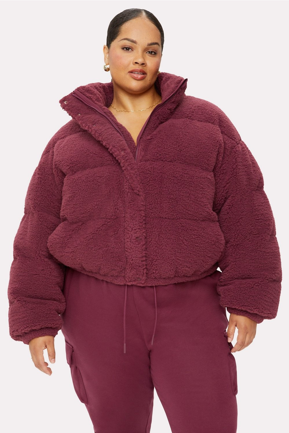 Teddy Puffer Jacket | Fabletics