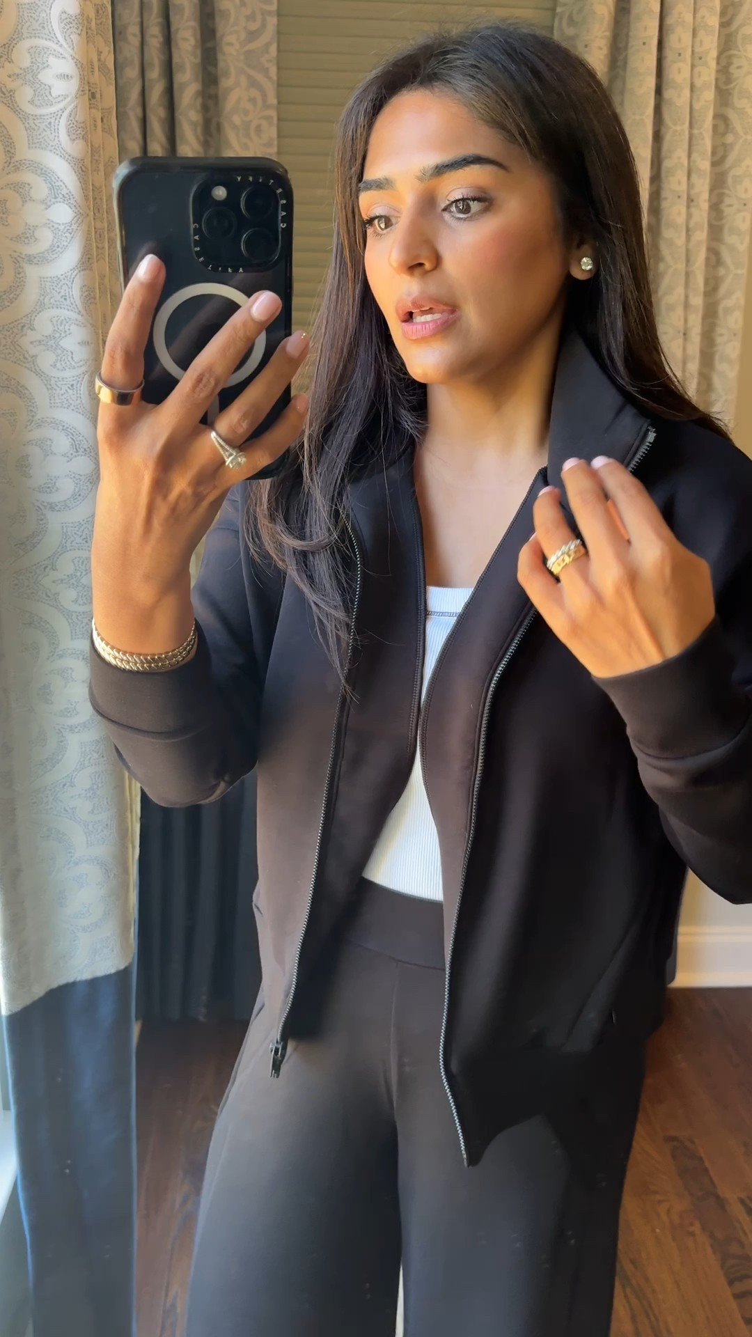 Wearing the top and pants in size small ! Love this matching set for travel of for everyday casual looks !! 

#LTKPetite #LTKSaleAlert #LTKActive