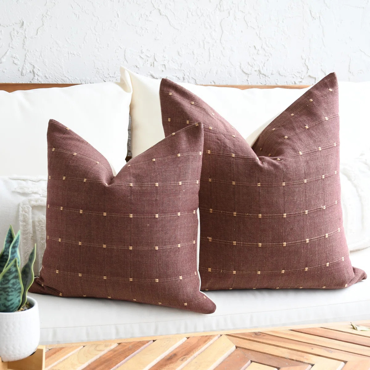 Striped Cotton Pillow Cover | Wayfair North America