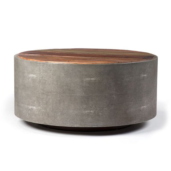 Crosby Round Drum Coffee Table | Scout & Nimble