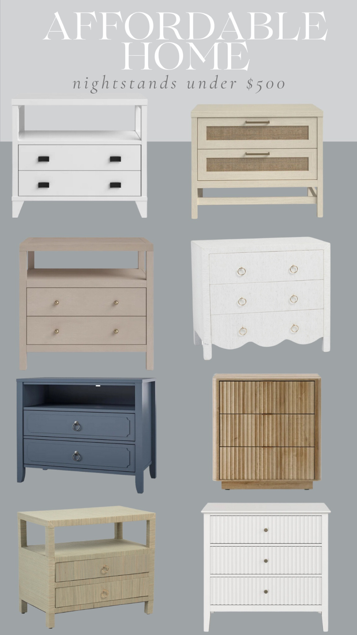 Nightstands under $500! Affordable, nightstands, affordable furniture, bedroom furniture on sale, affordable home, decor, affordable, furniture, sale, furniture, Rafa furniture, wood furniture, nightstands on a budget

#LTKHome #LTKStyleTip #LTKSaleAlert