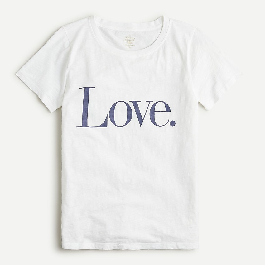 Vintage cotton "Love" T-shirt | J. Crew US