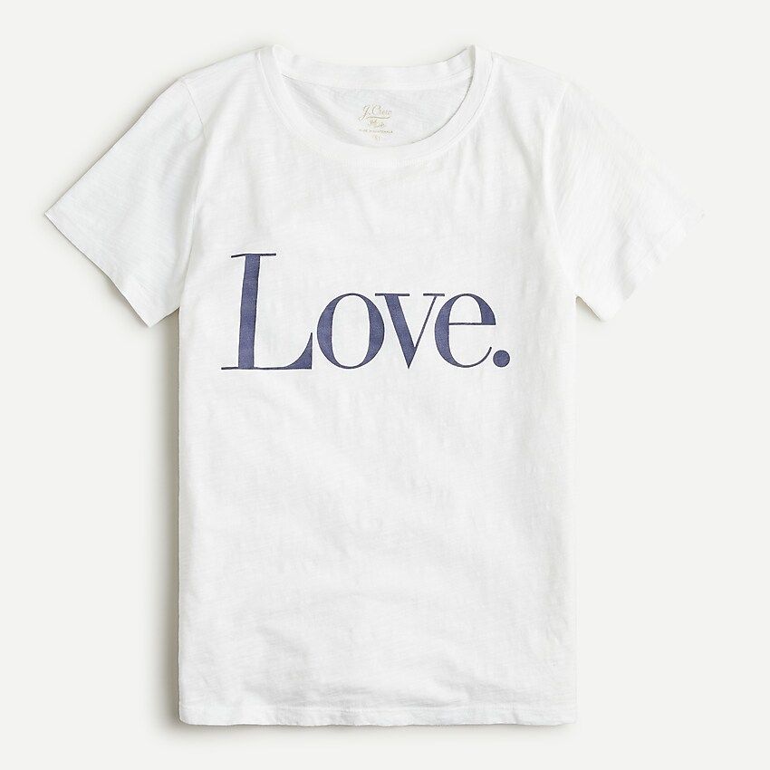 Vintage cotton "Love" T-shirt | J.Crew US