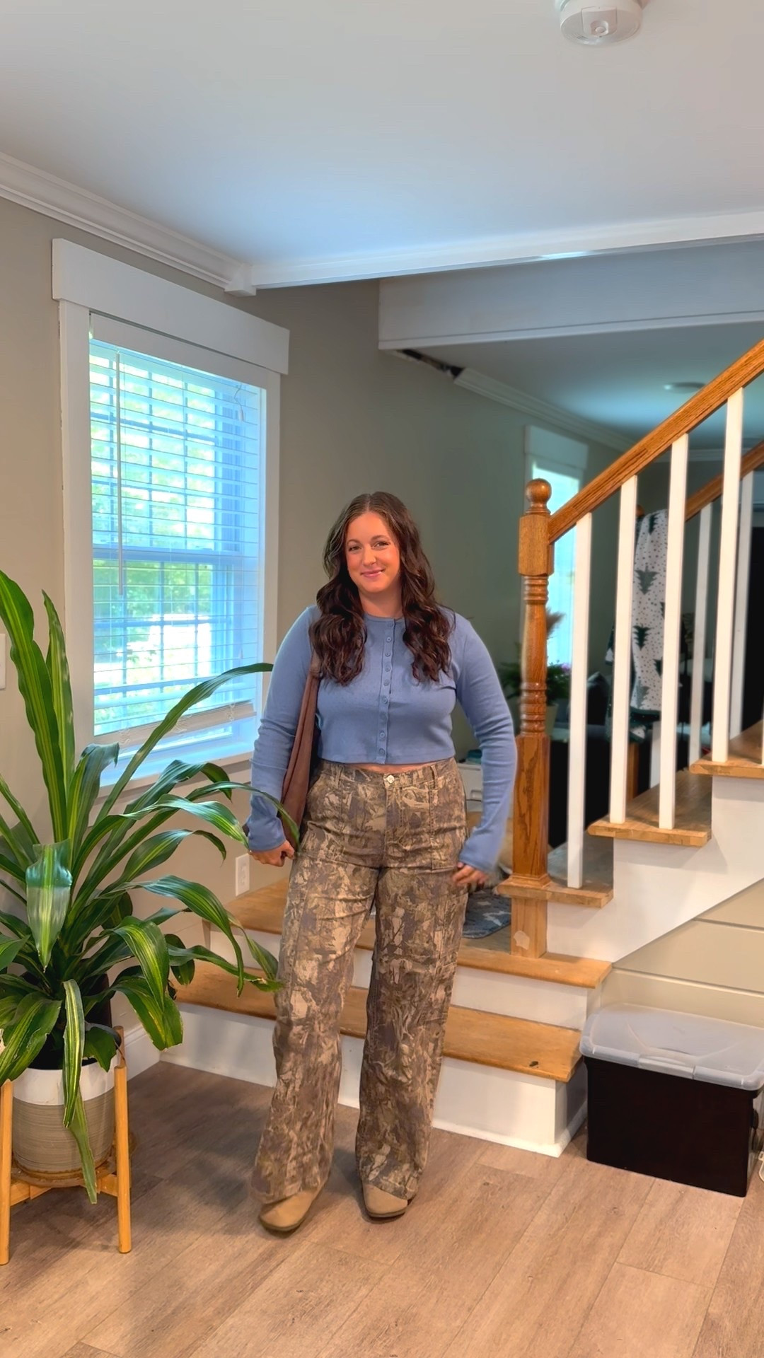 Walmart fashion! These cutest camouflage pants and the color is this cardigan is so pretty! 

#LTKFindsUnder50 #LTKStyleTip #LTKMidsize