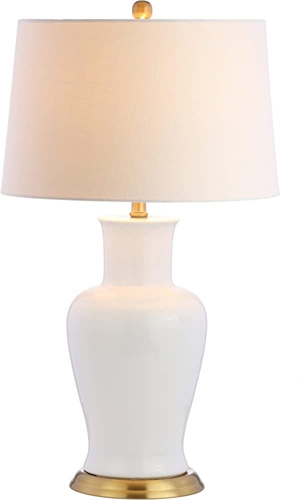 JONATHAN Y JYL4026A Julian 29" Ceramic LED Table Lamp Traditional Transitional Bedside Desk Nightsta | Amazon (US)