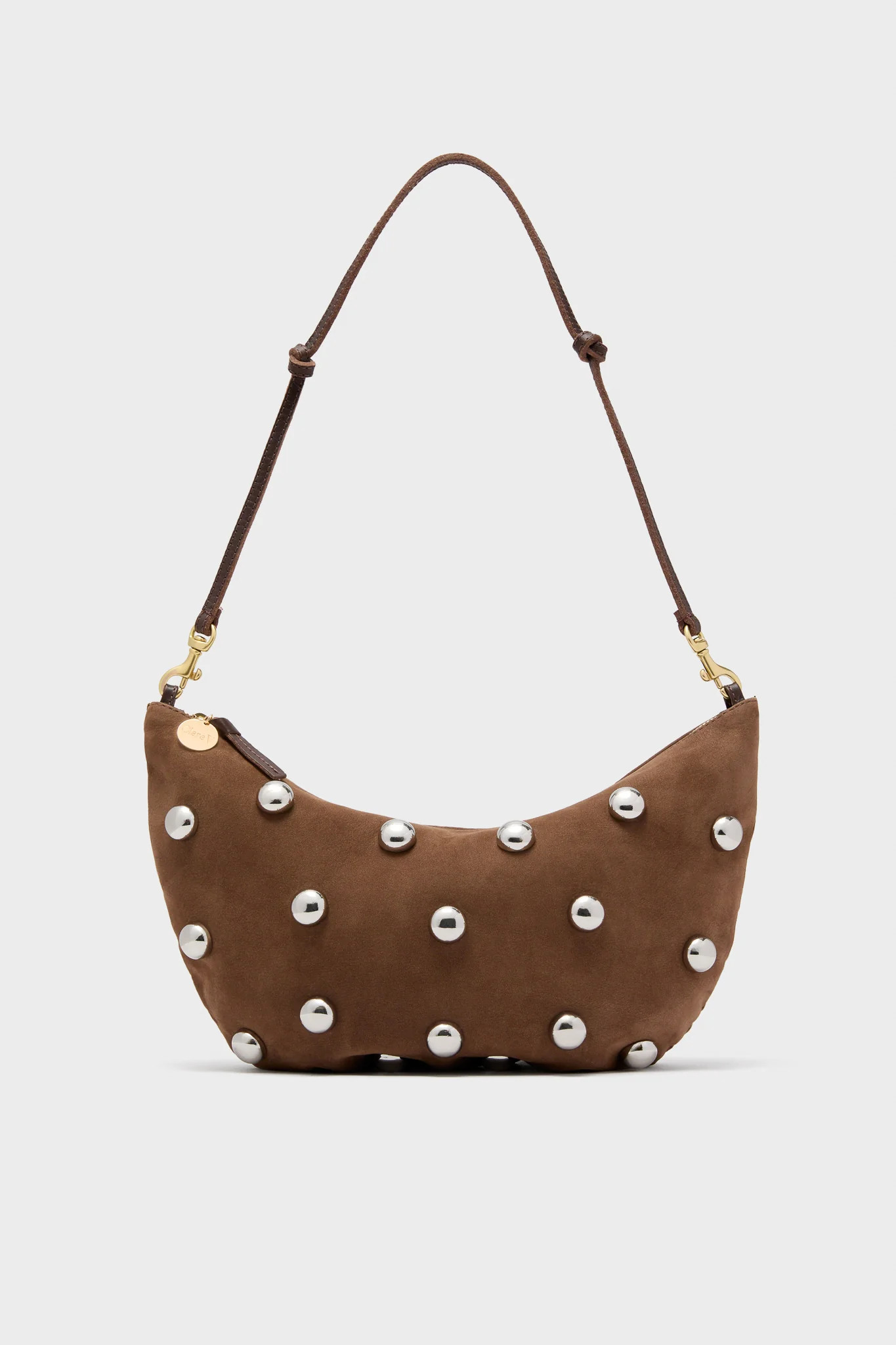 Choco Bar Smooth Nubuck with Studs Lune Bag | Tuckernuck (US)