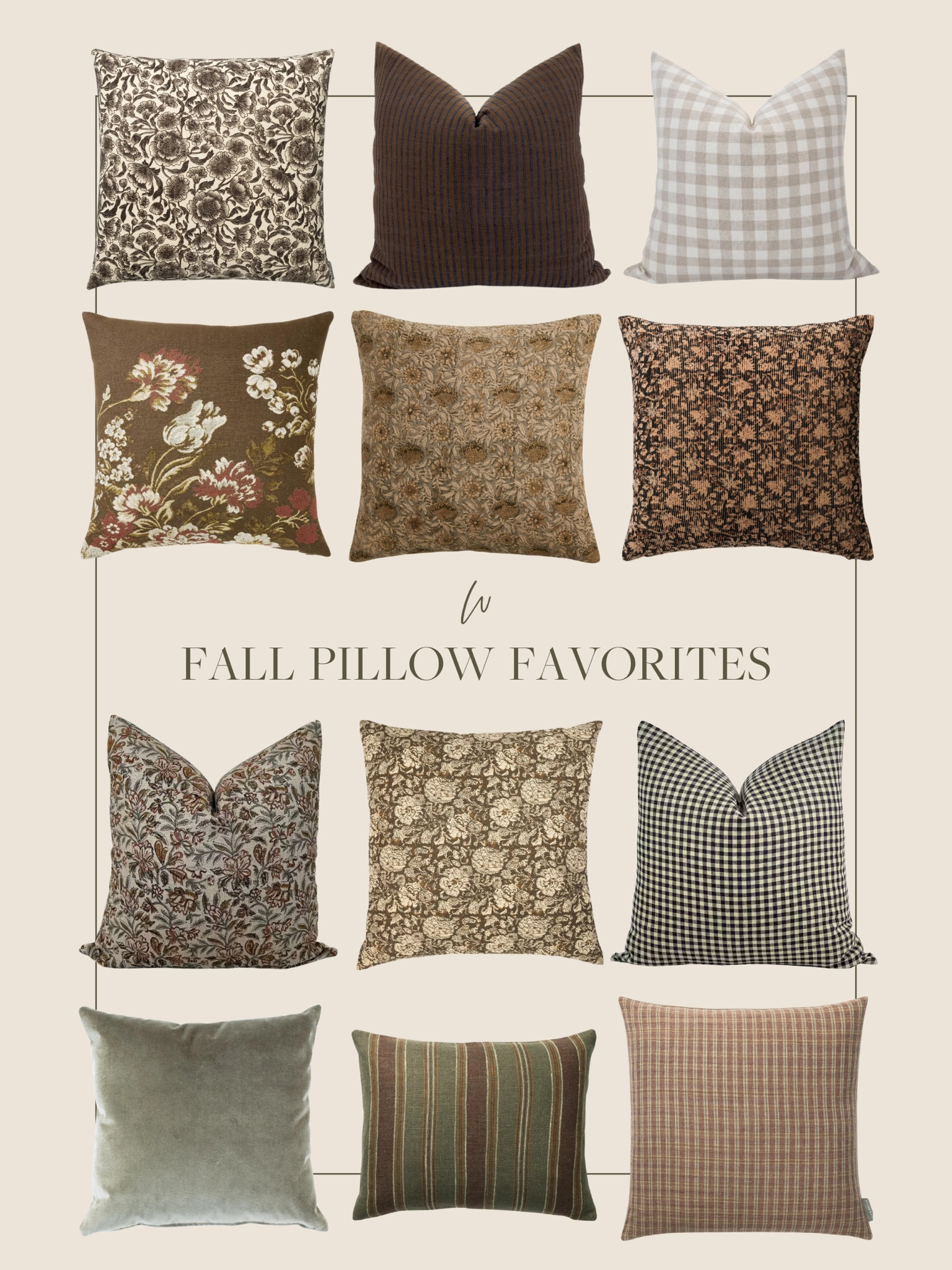 Throw pillows are one of the easiest ways to change the look and feel of your space for the new season! I’ve rounded up some pillows / covers that have beautiful rich tones, cozy patterns, and are perfect for layering this fall! Many on sale right now for Labor Day too! 

#LTKHome #LTKSaleAlert #LTKFallSale