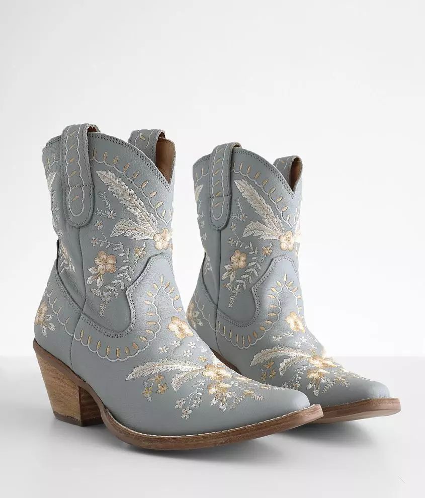 Dingo Floral Embroidered Leather Western Boot | Buckle