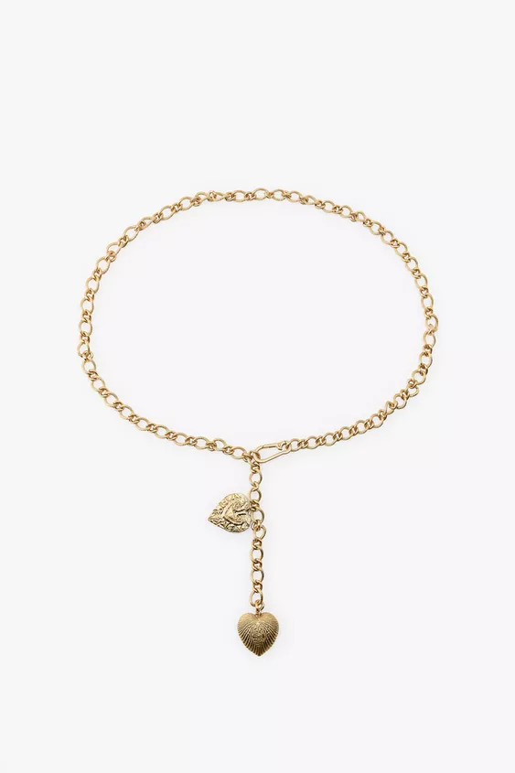 HEART CHAIN BELT | Zara US