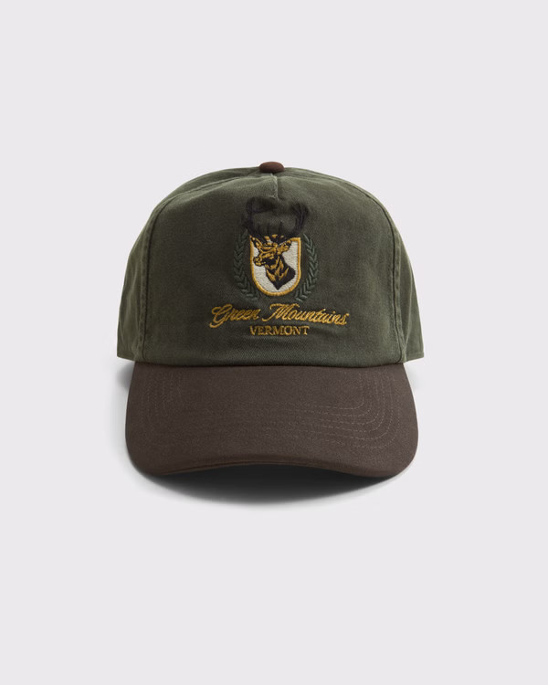 Outdoors Graphic Snapback Hat | Abercrombie & Fitch (US)