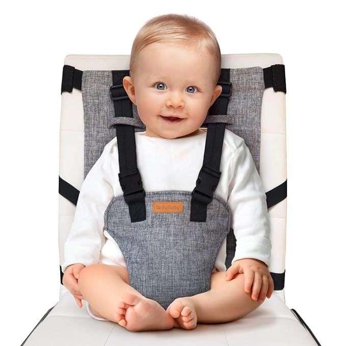 liuliuby Travel Harness Seat - Fabric Baby Portable High Chair for Travel - Travel High Chair Sea... | Amazon (US)