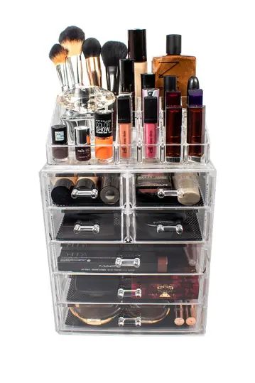 Acrylic 7 Drawer & Top Organizer Cosmetics Makeup & Jewelry Storage Case Display Set | Nordstrom Rack