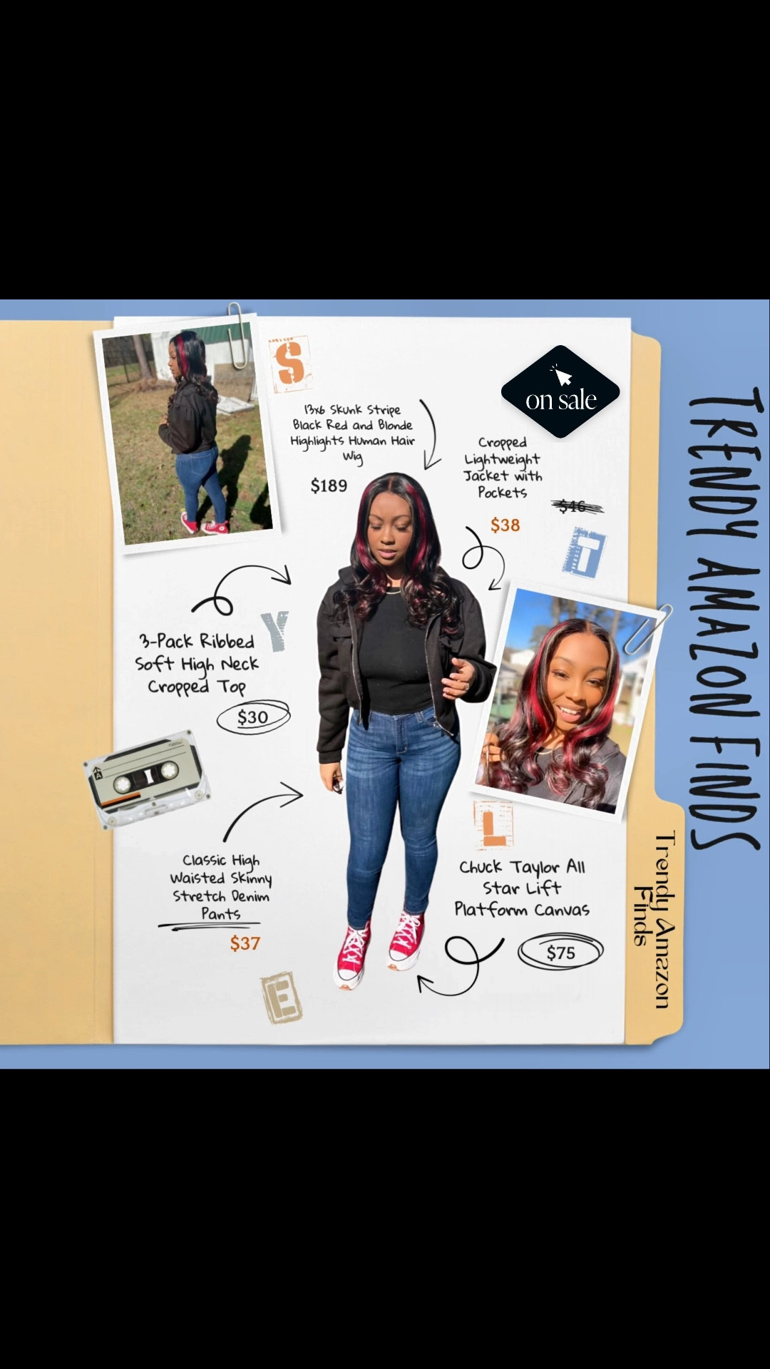 Amazon outfit inspo 💕 Cropped jacket, high-waisted skinny jeans, ribbed top & platform Converse ❤️‍🔥the perfect casual chic look! #AmazonFinds #AmazonFashion #LTKunder100 #LTKstyle #LTKfit

#LTKGiftGuide #LTKStyleTip #LTKShoeCrush