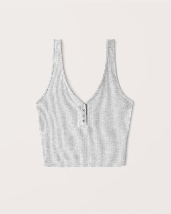Waffle Henley Cami | Abercrombie & Fitch (US)