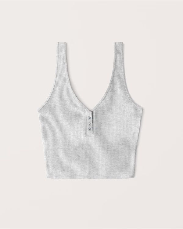 Waffle Henley Cami | Abercrombie & Fitch (US)