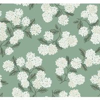 Rifle Paper Co. Hydrangea Wallpaper, Non Woven in Green by DecoratorsBest | DecoratorsBest