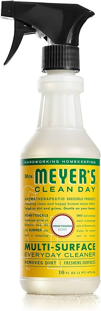 Mrs. Meyer's All-Purpose Cleaner Spray, Honeysuckle, 16 Fl. Oz | Amazon (US)