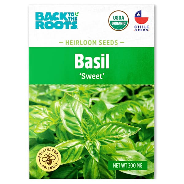 Back To Roots Heirloom Seeds, Sweet Basil At Home | At Home