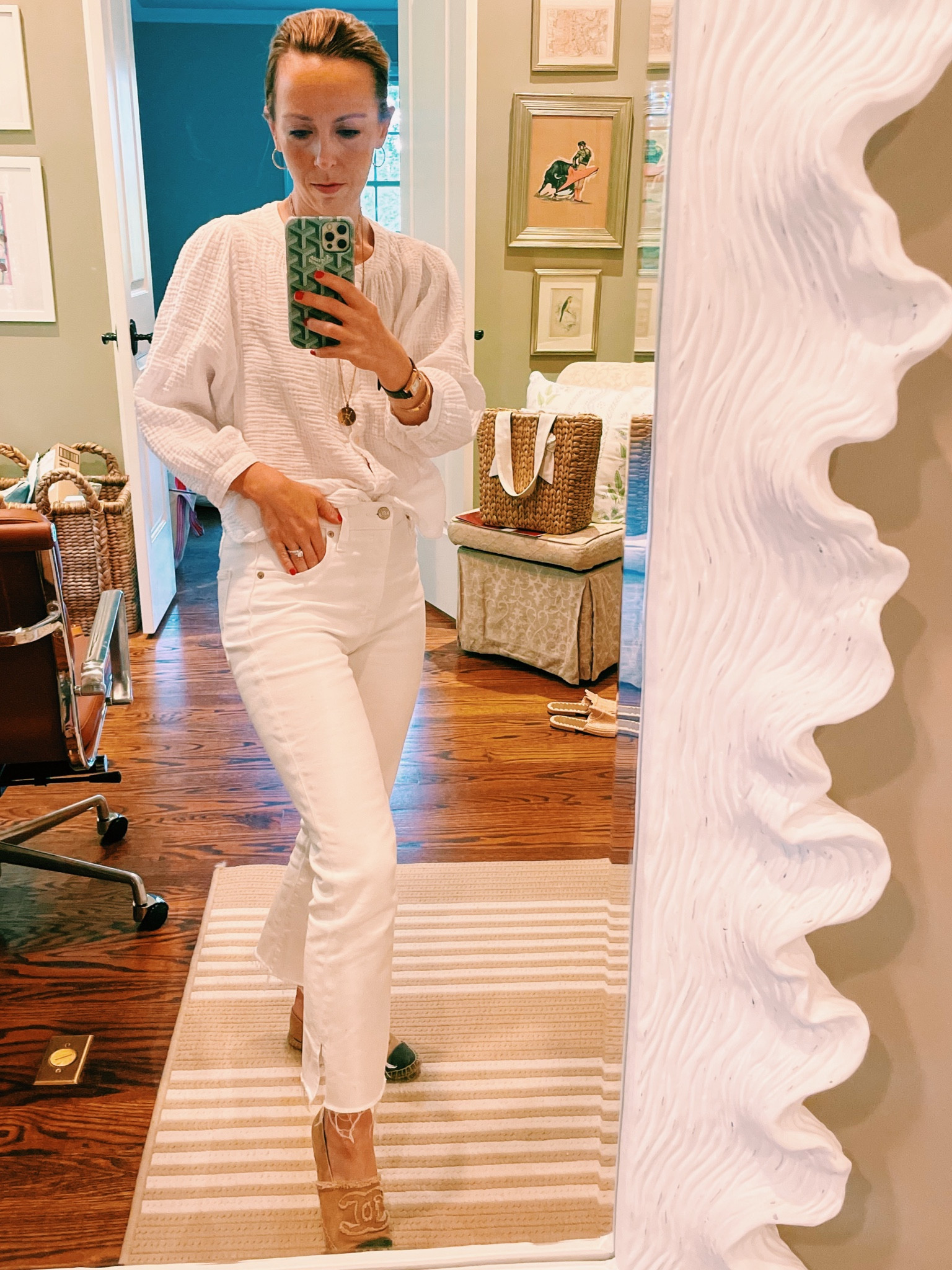 When in doubt, all white. 

#LTKSeasonal #LTKshoecrush #LTKstyletip