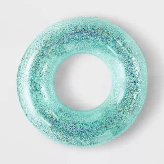 Glitter Tube Pool Float Teal Blue - Sun Squad™ | Target