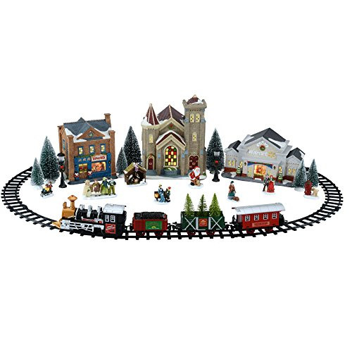 Holiday Time Battery Operated Train Set Christmas Village | Amazon (US)