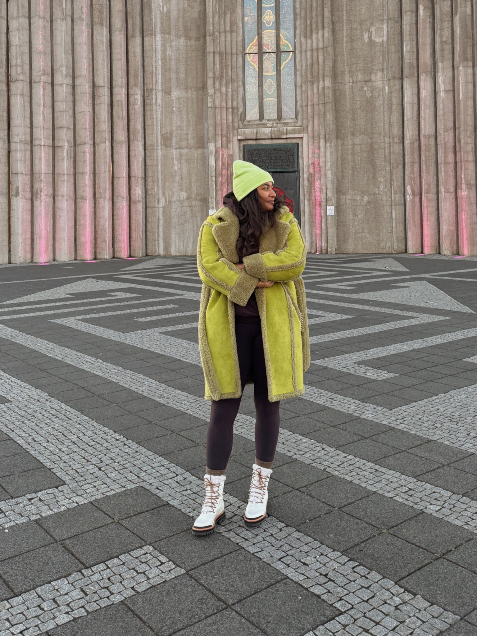 Winter travel outfit, elevated casual outfit, bright coat 

#LTKStyleTip #LTKSeasonal #LTKMidsize