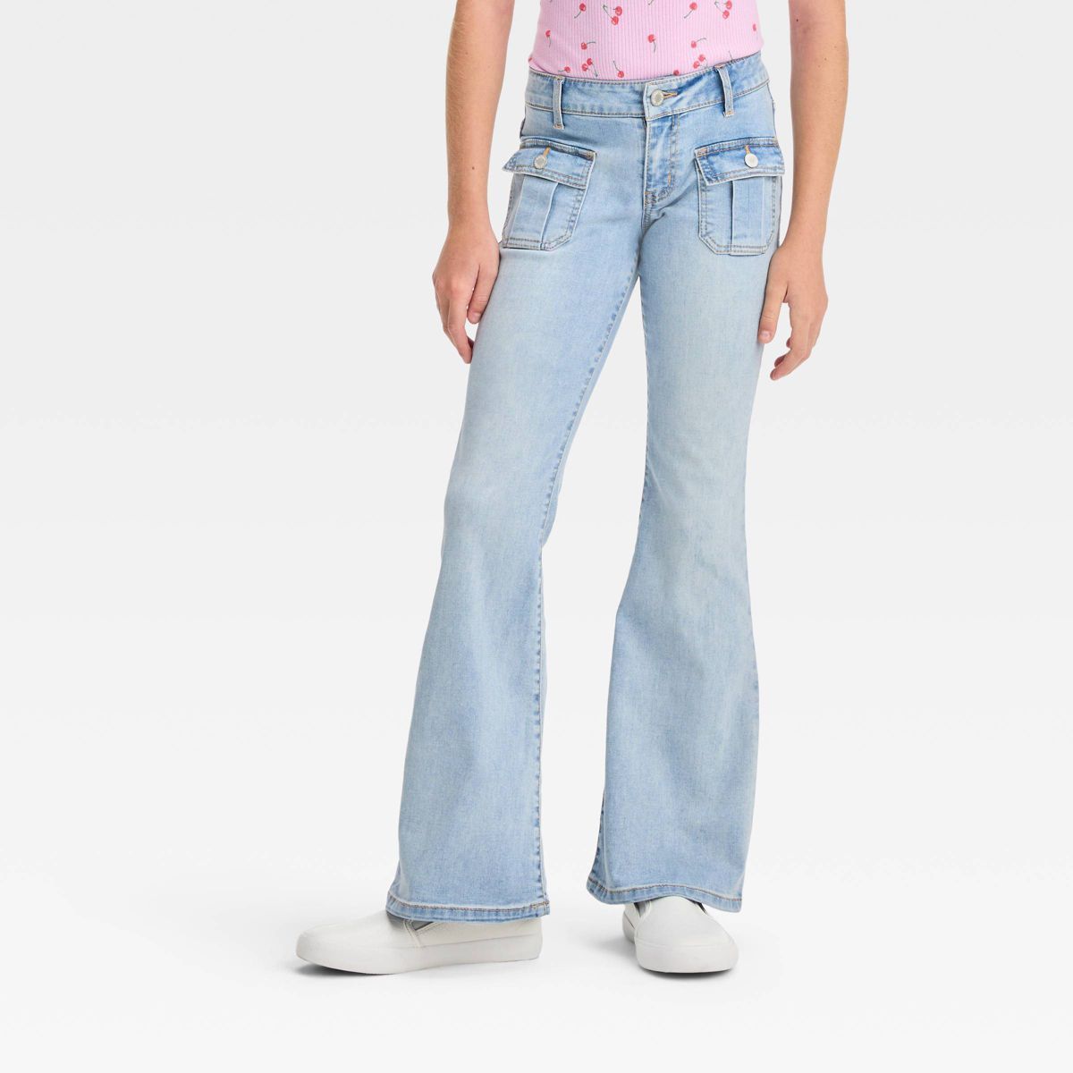 Girls' Low-Rise Flare Jeans - art class™ | Target