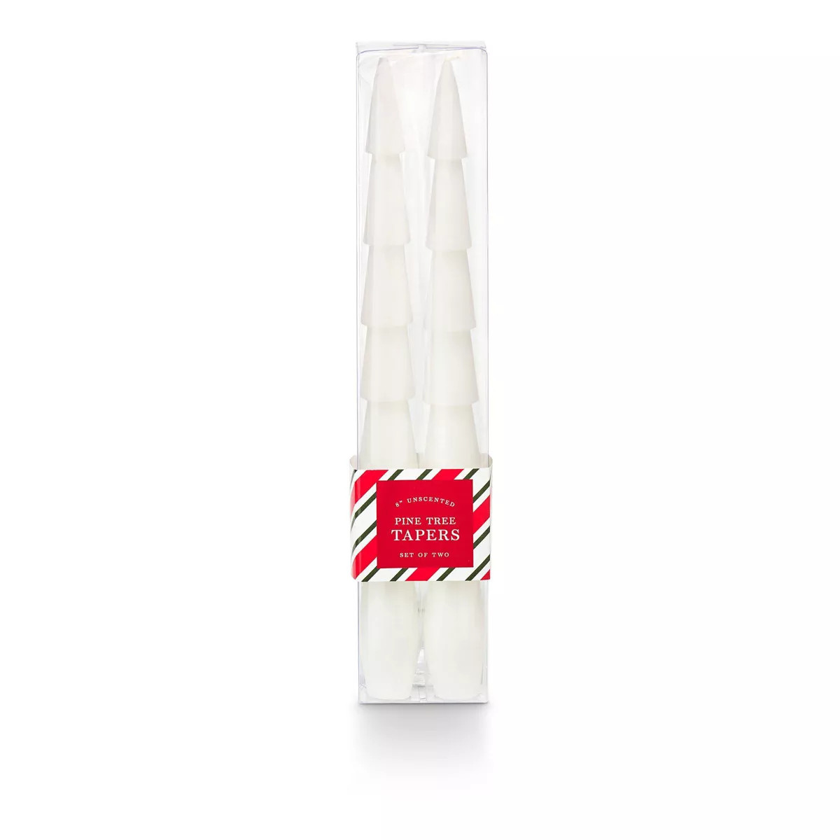 2pk Pine Tree Taper Candles Ivory - Bullseye's Playground™ | Target