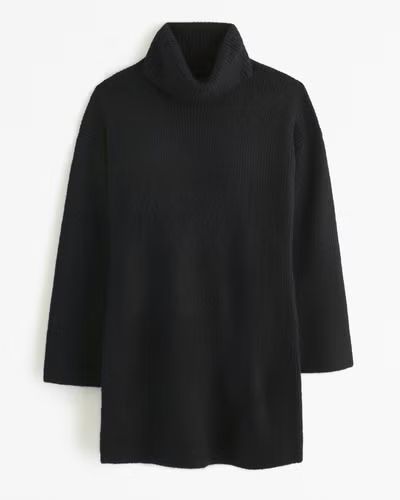 Long-Sleeve Turtleneck Mini Sweater Dress | Abercrombie & Fitch (US)