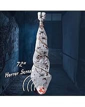 Cocoon Corpse Creepy Halloween Decorations Hanging Decor Scary Corpse Props Lighted Realistic with L | Amazon (US)
