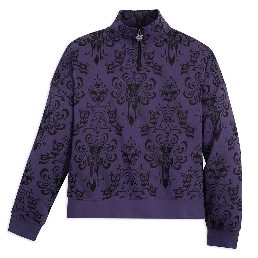 The Haunted Mansion Wallpaper Zip Pullover for Adults | Disney Store