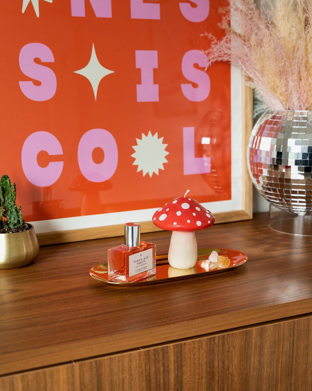 Mushroom Candle Red - Etsy | Etsy (US)