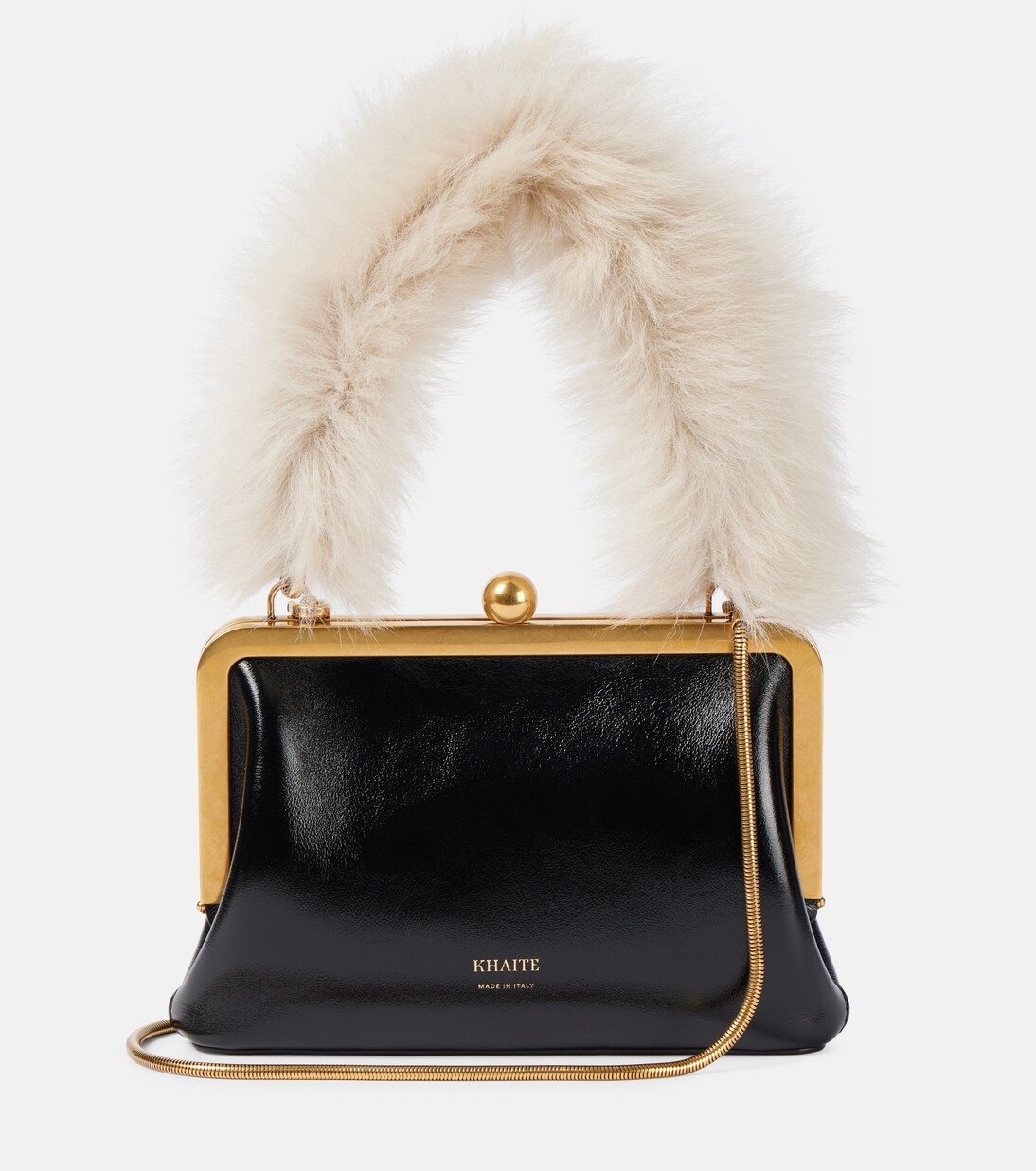 Lilith Small shearling-trimmed leather tote bag | Mytheresa (US/CA)
