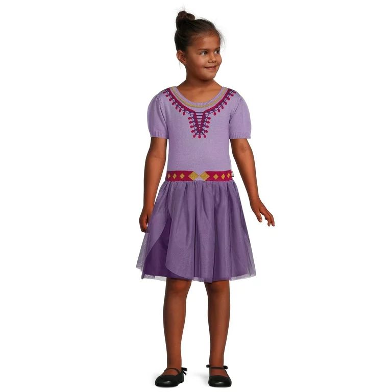 Disney Girls’ Wish Cosplay Sweater Dress, Sizes 4-16 - Walmart.com | Walmart (US)