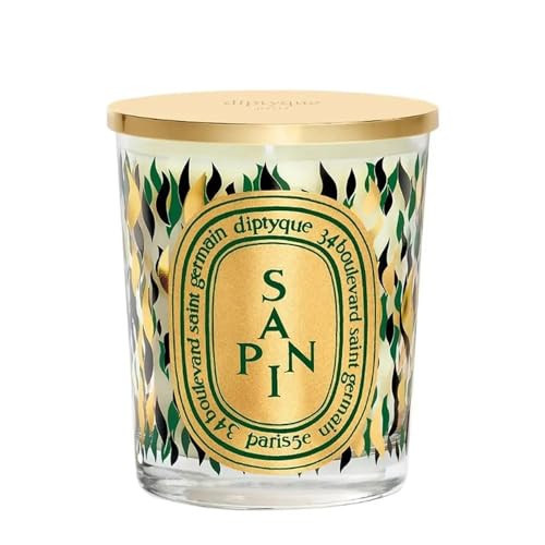Diptyque Scented Candle Sapin (Pine Tree) 6.5 oz - (Scent of Pure Mountain Pine, deepened with The Dense, Smoky Notes of a Crackling Fireplace) | Amazon (US)