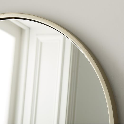 Metal Frame 74" Arched Floor Mirror | West Elm (US)