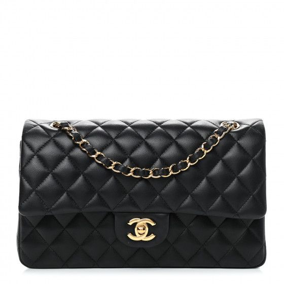 CHANEL

Lambskin Quilted Medium Double Flap Black | Fashionphile