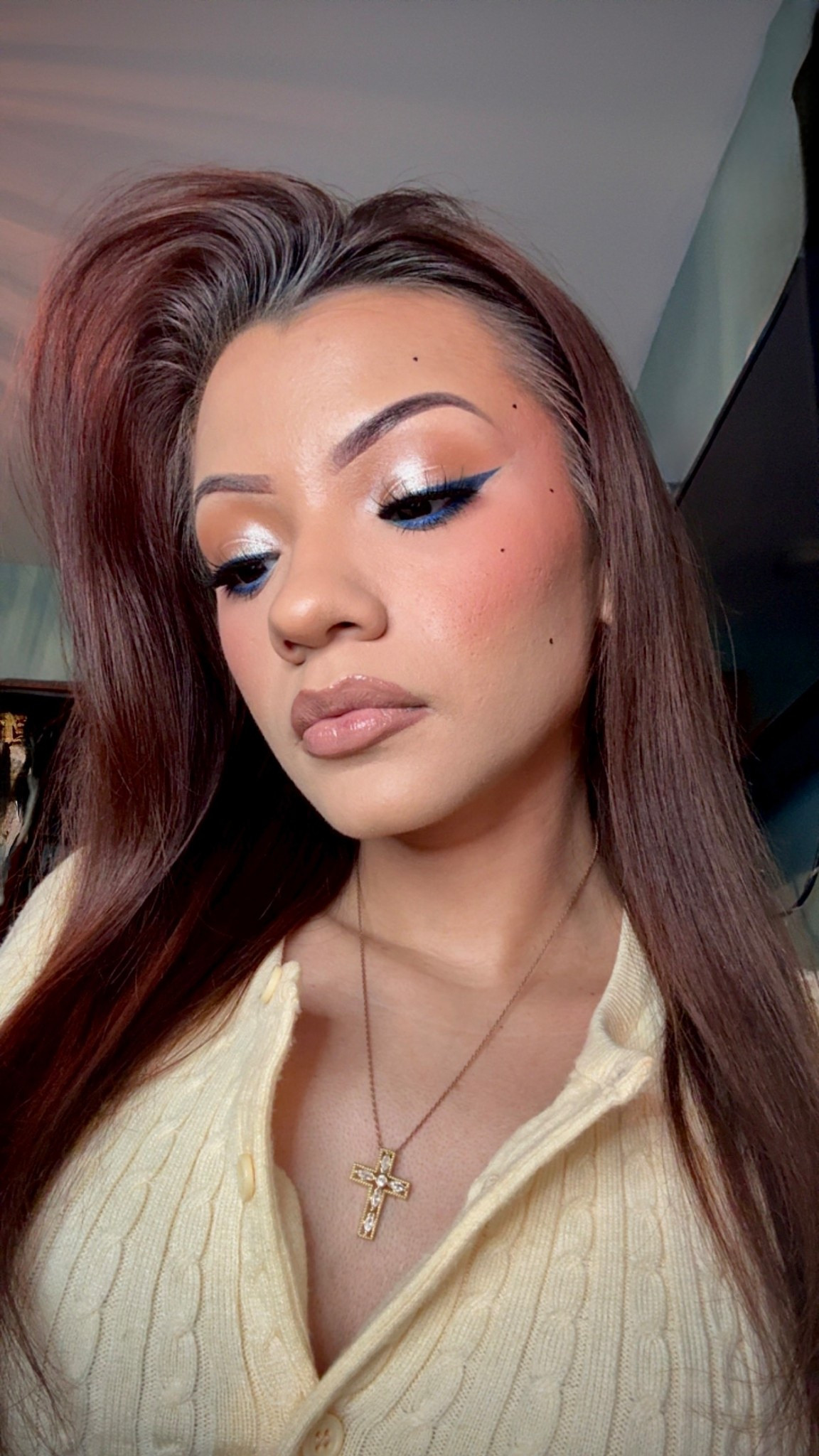 Dewy Makeup, Drugstore Makeup, Makeup Must Haves, Blue Eyeliner Makeup Look, Makeup Look, Makeup Look Ideas, Nude Lip Combo, Winged Liner, Mom Life, Affordable Makeup Products, Makeup Product Must Haves, Beauty Favorites, Best Drugstore Makeup Faves 

#LTKBeauty #LTKgrwm #LTKmomlife