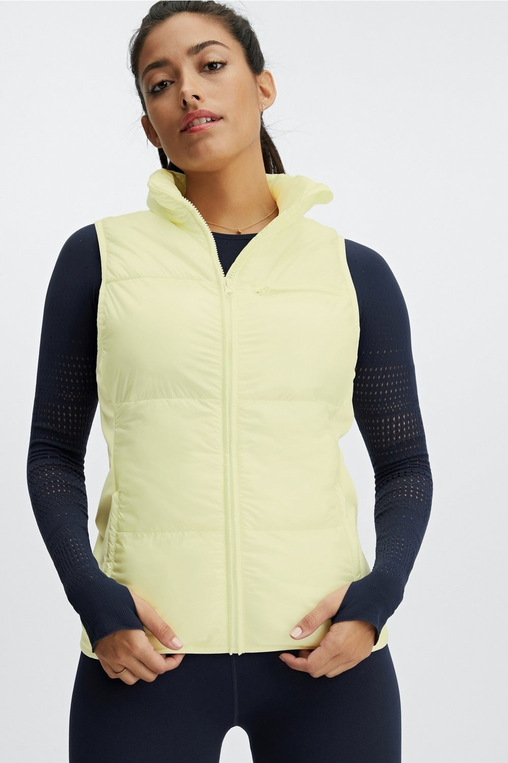 Elliot Packable Puffer Vest | Fabletics - North America